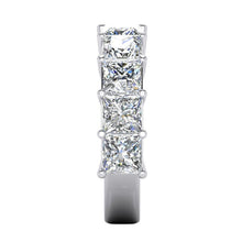Afbeelding in Gallery-weergave laden, 5 Karaat Prinses Echt Diamant 3/4 Eeuwigheid Band Dames Gouden Sieraden