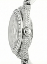 Afbeelding in Gallery-weergave laden, Rolex Datejust Dameshorloge Volledig Diamanten Armband 12 Karaat