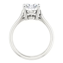 Afbeelding in Gallery-weergave laden, 5 Karaat Ovale Echt Diamanten Ring