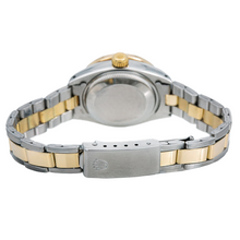 Afbeelding in Gallery-weergave laden, Datumjust Rolex dameshorloge tweekleurige Oester-armband met diamanten wijzerplaat