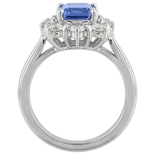 Afbeelding in Gallery-weergave laden, 6.20 karaat tanzaniet en Natuurlijke echte diamanten ( niet in een laboratorium gekweekt ) ring wit goud 14K