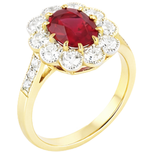 Afbeelding in Gallery-weergave laden, echte round diamant 6.25karaat ring close-up detail