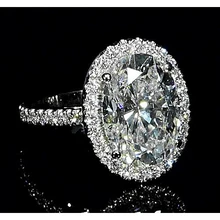 Afbeelding in Gallery-weergave laden, 6 Karaat Echt Diamanten Ring