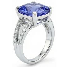 Afbeelding in Gallery-weergave laden, 7 Karaat Natuurlijke Saffier Edelsteen Ring