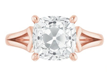 Afbeelding in Gallery-weergave laden, 7 Karaat Kussen Natuurlijke Echte Diamanten (Niet Labgekweekt) Ring Voor Dames