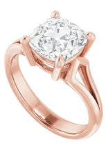 Afbeelding in Gallery-weergave laden, 7 Karaat Kussen Natuurlijke Echte Diamanten (Niet Labgekweekt) Ring Voor Dames
