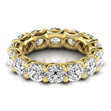 Afbeelding in Gallery-weergave laden, Eternity Band 14K Geelgoud met Fijne Diamant – vooraanzicht