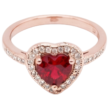 Afbeelding in Gallery-weergave laden, 8,5 Karaat Rode AAA Robijn IGI GECERTIFICEERD Met Diamanten Ring Roségoud 14K