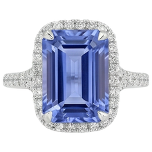 Afbeelding in Gallery-weergave laden, Natuurlijke Tanzaniet Ring 8.75ct - Witgoud 14K