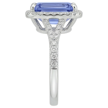 Afbeelding in Gallery-weergave laden, Natuurlijke Tanzaniet Ring 8.75ct - Witgoud 14K