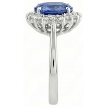 Afbeelding in Gallery-weergave laden, Natuurlijke Saffier Ring 8ct - Witgoud 14K