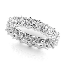 Afbeelding in Gallery-weergave laden, Fijne Diamant Eternity Band – zijaanzicht