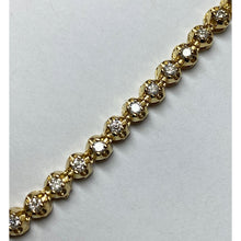 Afbeelding in Gallery-weergave laden, 8,8 ct Diamanten Herenketting 56 cm Streng Geel Goud 4.5 mm Breed