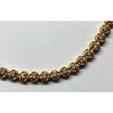 Afbeelding in Gallery-weergave laden, 8,8 ct Diamanten Herenketting 56 cm Streng Geel Goud 4.5 mm Breed