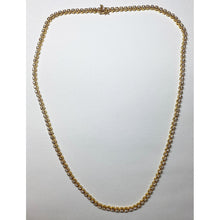 Afbeelding in Gallery-weergave laden, 8,8 ct Diamanten Herenketting 56 cm Streng Geel Goud 4.5 mm Breed