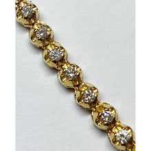 Afbeelding in Gallery-weergave laden, 8,8 ct Diamanten Herenketting 56 cm Streng Geel Goud 4.5 mm Breed
