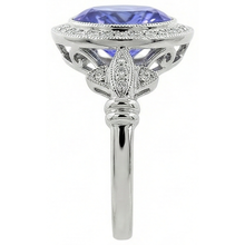 Afbeelding in Gallery-weergave laden, echte round diamant 9karaat ring profielweergave