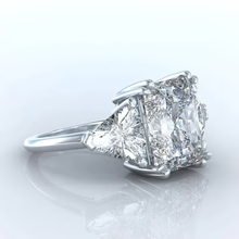 Afbeelding in Gallery-weergave laden, 9 Karaat Stralende Echt Diamanten Ring