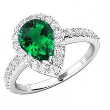 Afbeelding in Gallery-weergave laden, echte round smaragd 9.50karaat ring vooraanzicht