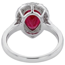 Afbeelding in Gallery-weergave laden, Labgekweekte Robijn Ring 9.50ct - Witgoud 14K