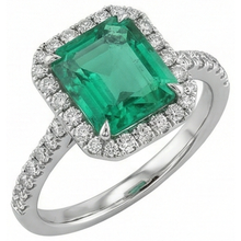 Afbeelding in Gallery-weergave laden, echte round diamant 9.65karaat ring zijaanzicht