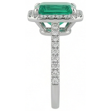 Afbeelding in Gallery-weergave laden, echte round diamant 9.65karaat ring bovenaanzicht