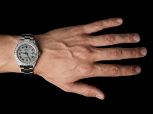 Afbeelding in Gallery-weergave laden, Custom Diamanten Wijzerplaat & Lunette Rolex Horloge Datejust Dames Armband Ss