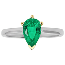Afbeelding in Gallery-weergave laden, Elegant Gekleurde Steen Ring 1,50 karaat – vooraanzicht