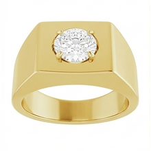 Afbeelding in Gallery-weergave laden, Antiek Cushion Diamant Mannen Ring 1,50 karaat