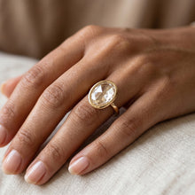 Afbeelding in Gallery-weergave laden, Antiek Rozet Enkele Steen Ring – Fijne Diamant 5,0 karaat 14K