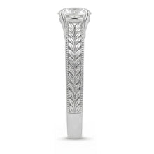 Afbeelding in Gallery-weergave laden, Antieke Stijl Natuurlijke uit de aarde gewonnen Diamanten Solitaire 2.50 Karaat Trouwring 14K Witgoud
