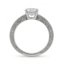 Afbeelding in Gallery-weergave laden, Antieke Stijl Natuurlijke uit de aarde gewonnen Diamanten Solitaire 2.50 Karaat Trouwring 14K Witgoud