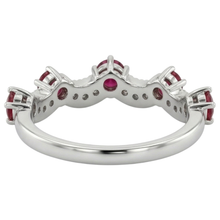 Afbeelding in Gallery-weergave laden, Antieke stijl Ruby Stone Ring wit goud 14K 2 karaat