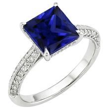 Afbeelding in Gallery-weergave laden, echte round diamant 4.50karaat ring zijaanzicht