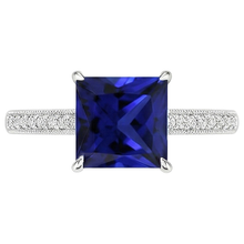 Afbeelding in Gallery-weergave laden, echte round diamant 4.50karaat ring close-up detail