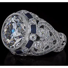 Afbeelding in Gallery-weergave laden, Antieke Zoek Trouwring Echt Diamant