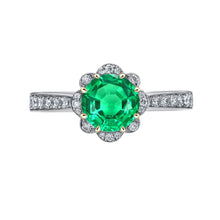 Afbeelding in Gallery-weergave laden, Smaragd Edelsteen Ring – hoofdaanzicht