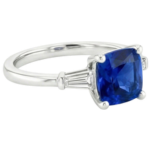 Afbeelding in Gallery-weergave laden, echte baguette diamant 2.75karaat ring op wit