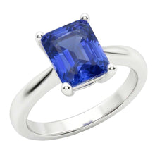 Afbeelding in Gallery-weergave laden, Blauwe Saffier 2 Karaat Ring
