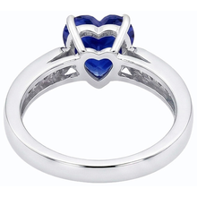 Afbeelding in Gallery-weergave laden, echte round diamant 2.50karaat ring profielweergave