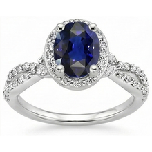 Afbeelding in Gallery-weergave laden, echte round diamant 5karaat ring close-up detail