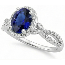 Afbeelding in Gallery-weergave laden, echte round diamant 5karaat ring bovenaanzicht