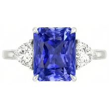 Afbeelding in Gallery-weergave laden, echte diamant 3karaat ring close-up detail