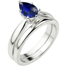Afbeelding in Gallery-weergave laden, echte pear diamant 2karaat ring zijaanzicht