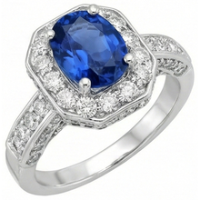 Afbeelding in Gallery-weergave laden, echte round diamant 2.01karaat ring close-up detail