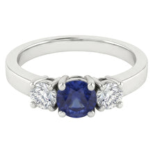 Afbeelding in Gallery-weergave laden, echte round diamant 1.50karaat ring close-up detail