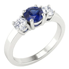 Afbeelding in Gallery-weergave laden, echte round diamant 1.50karaat ring vooraanzicht