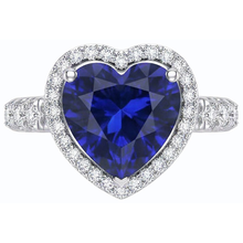Afbeelding in Gallery-weergave laden, echte round diamant 3.50karaat ring profielweergave