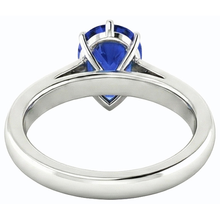 Afbeelding in Gallery-weergave laden, echte pear diamant 2.50karaat ring zijaanzicht