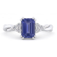 Afbeelding in Gallery-weergave laden, echte round diamant 2karaat ring vooraanzicht